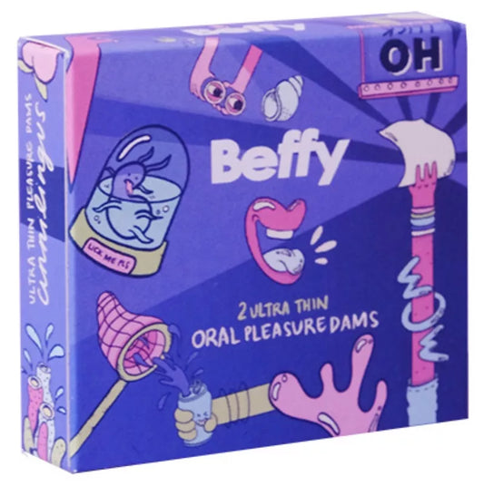 Beffy Ultra Thin Oral Pleasure Dams 2 Pieces | Asha International