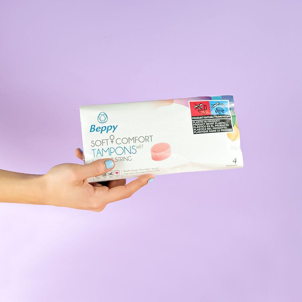 Beppy Soft + Comfort Tampons WET - 4 pcs