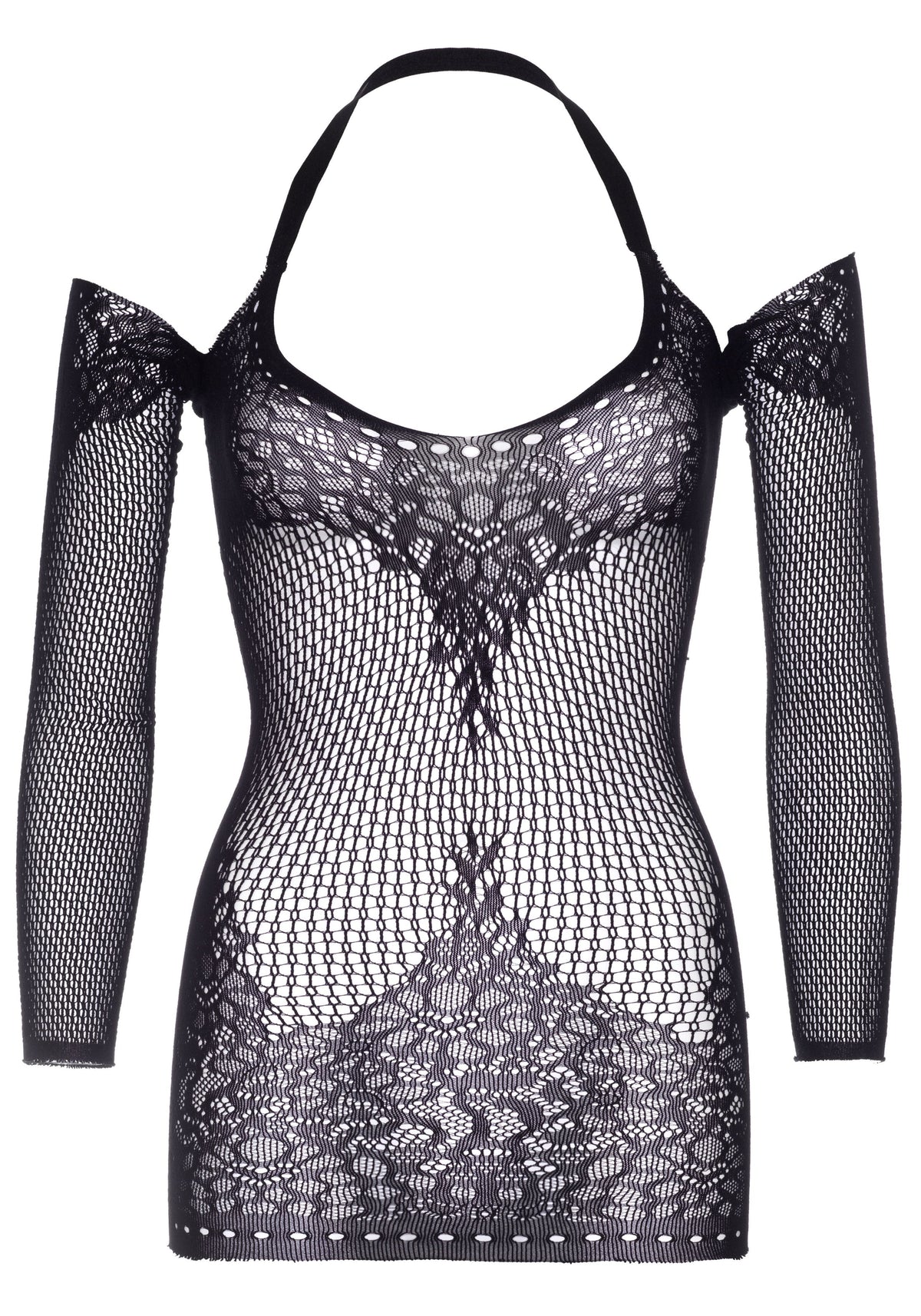 Twist Halter Lace Dress | Leg Avenue