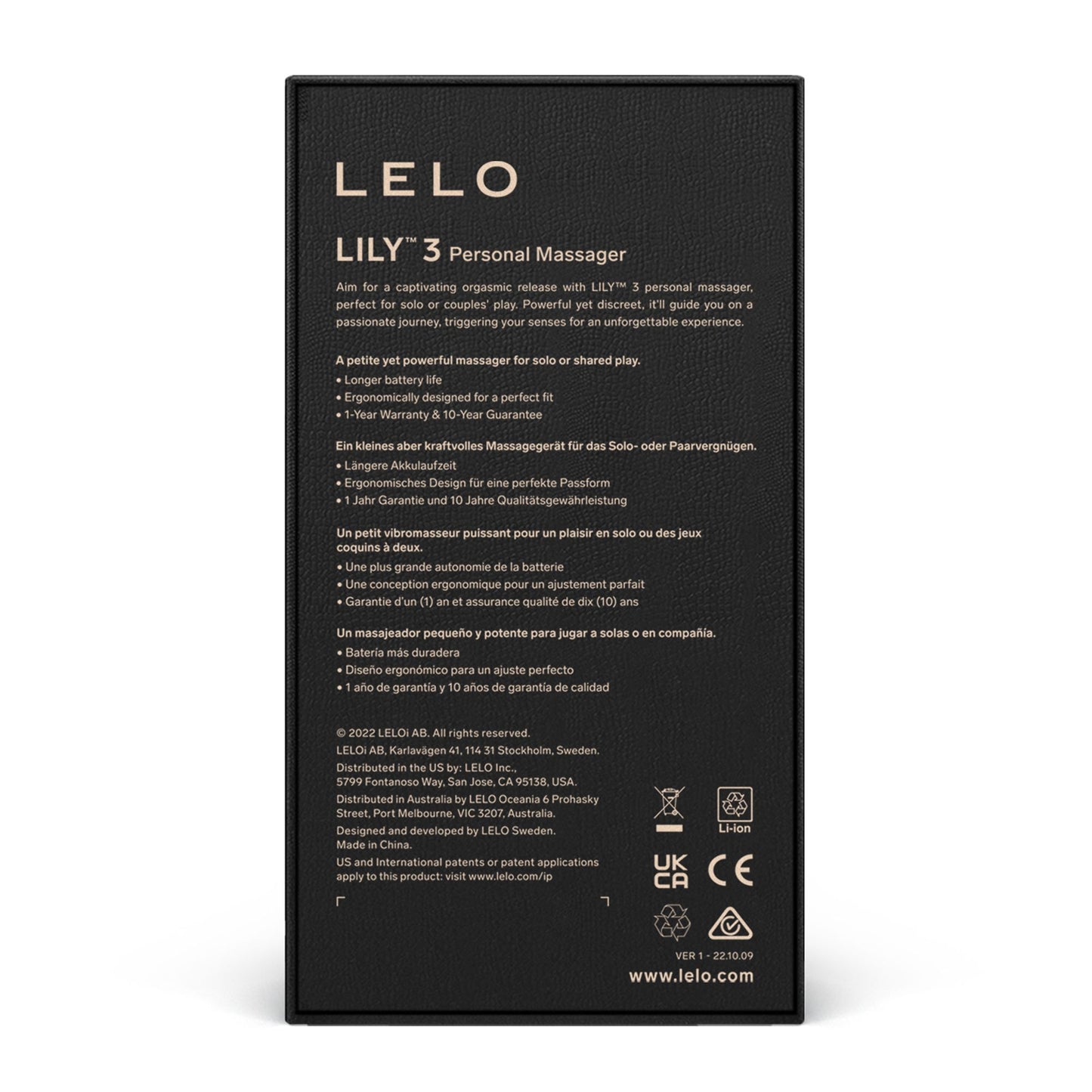 Lily 3 Personal Massager | LELO