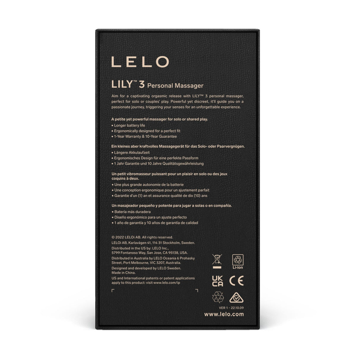 Lily 3 Personal Massager | LELO