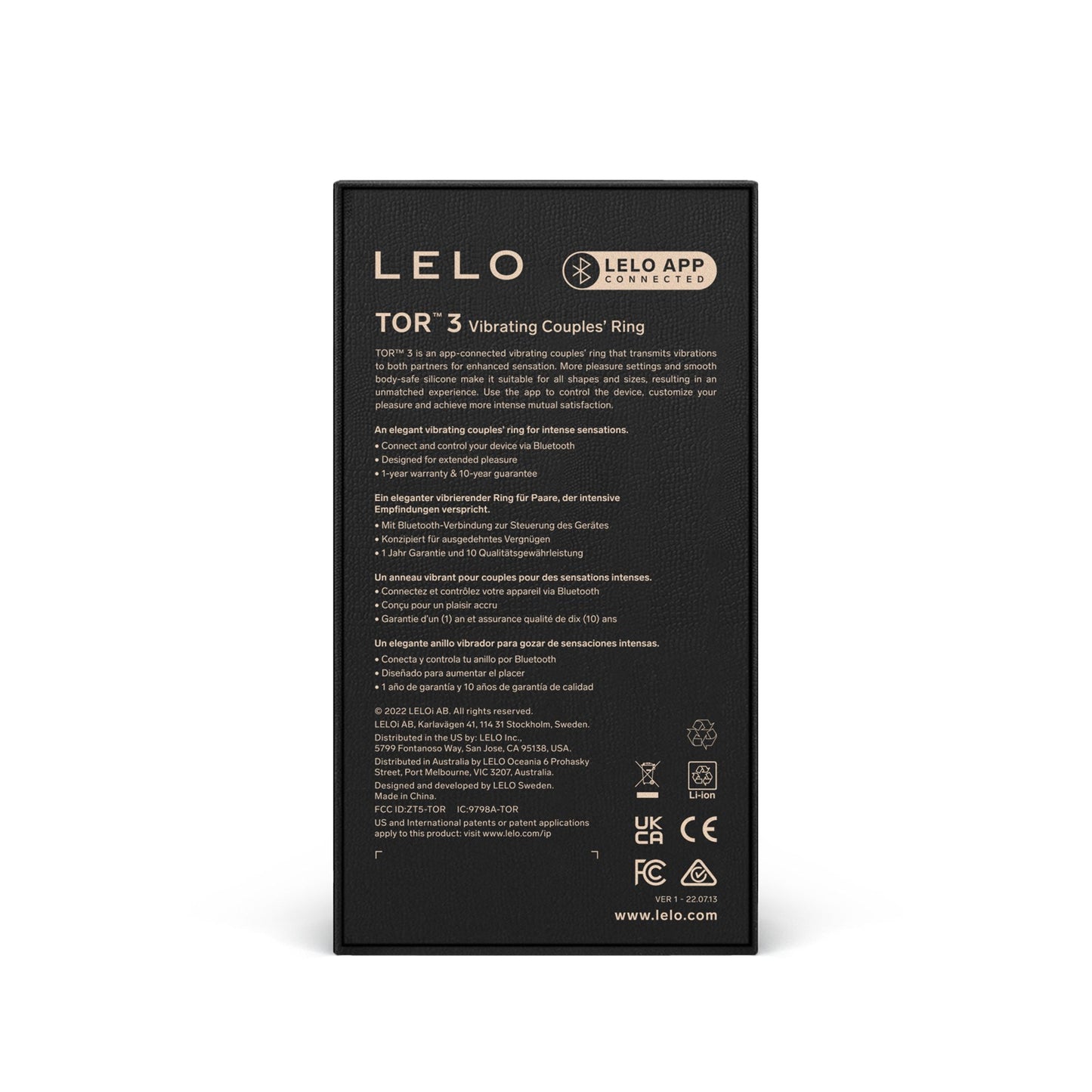LELO - TOR 3 - Base Blue