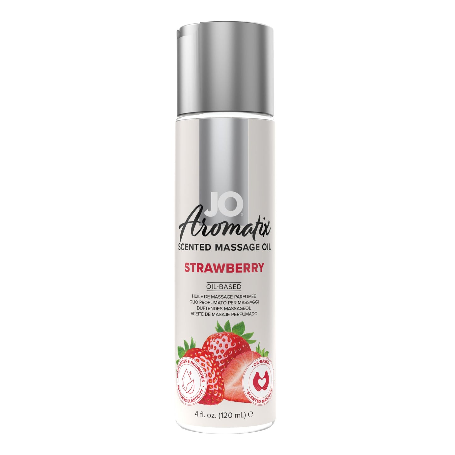 JO Aromatix Scented Massage Oil Strawberry 120 ml by System JO