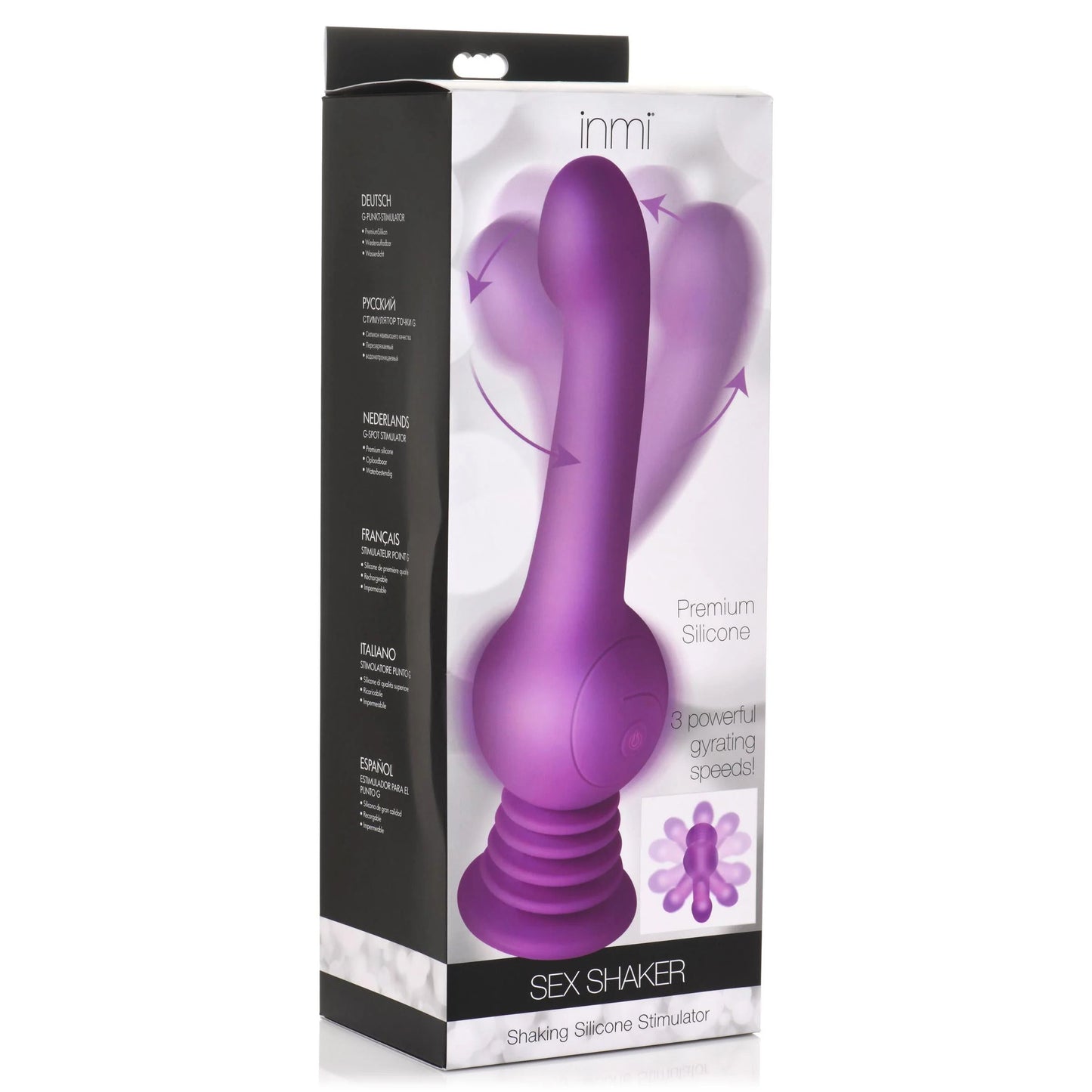 IN Shaking Silicone Stimulator 10 Inch (25.4 cm) | Inmi