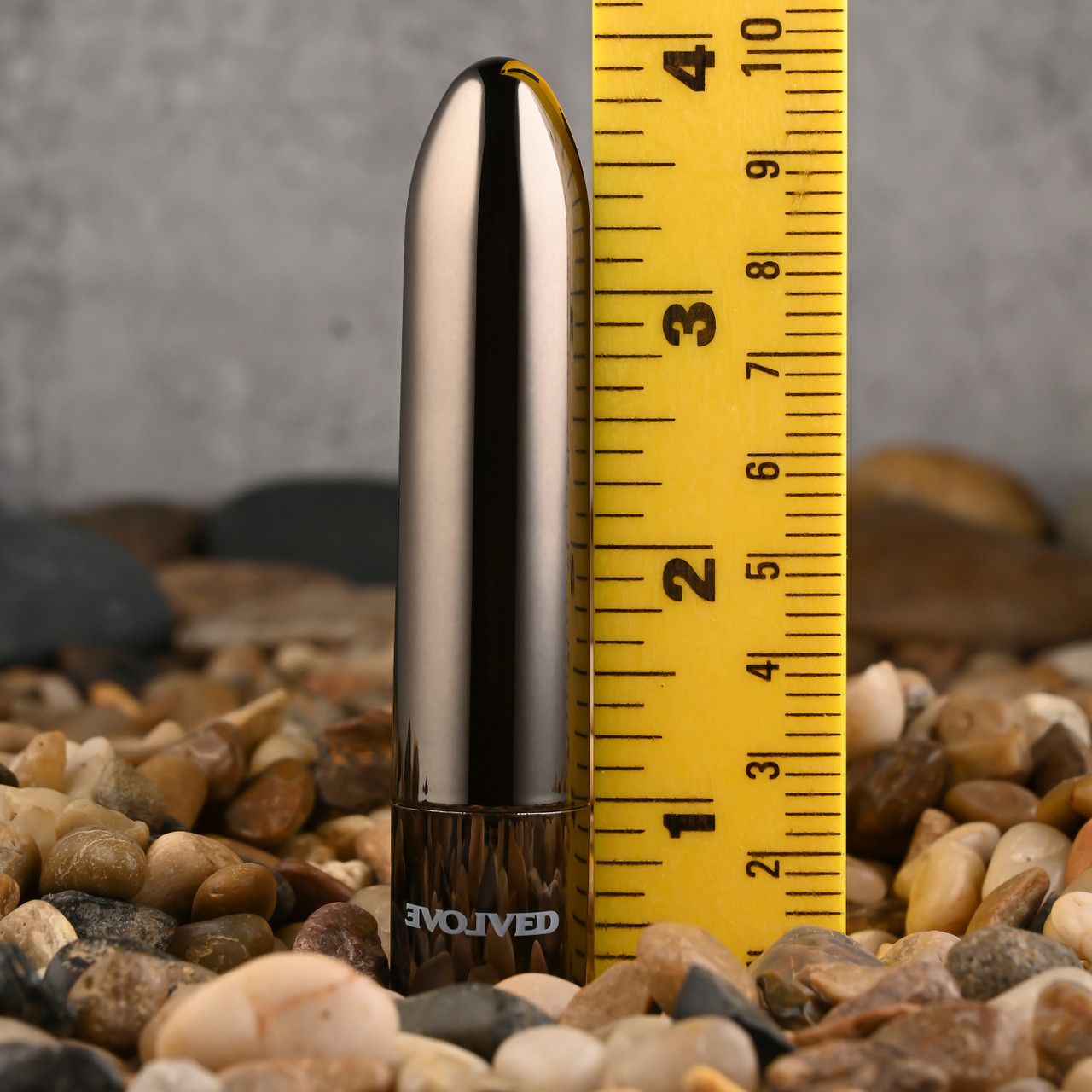 Real Simple Bullet Vibrator Black Chrome | Evolved