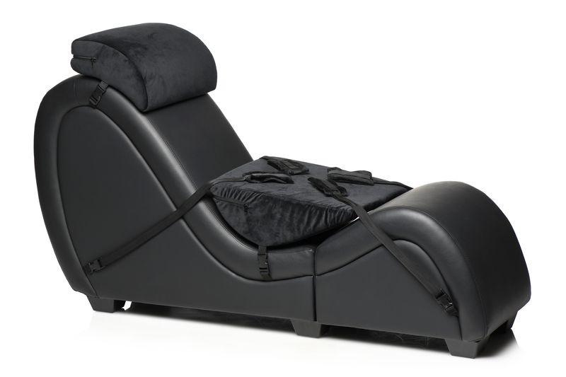 Black lingerie Kinky Sex Lounge with Cushions Black by XR Brands