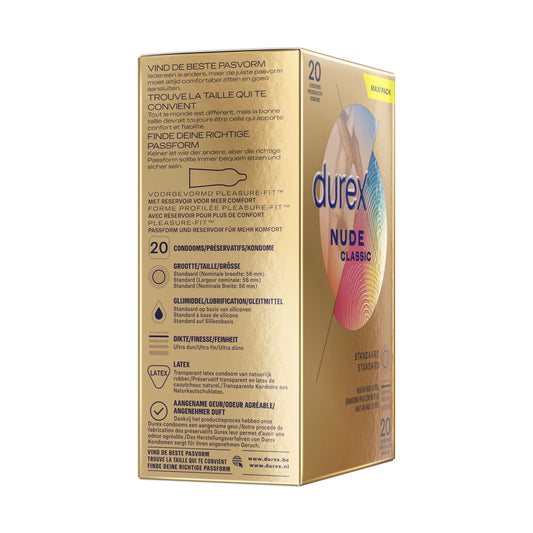 Durex Condoms Nude - 20pcs