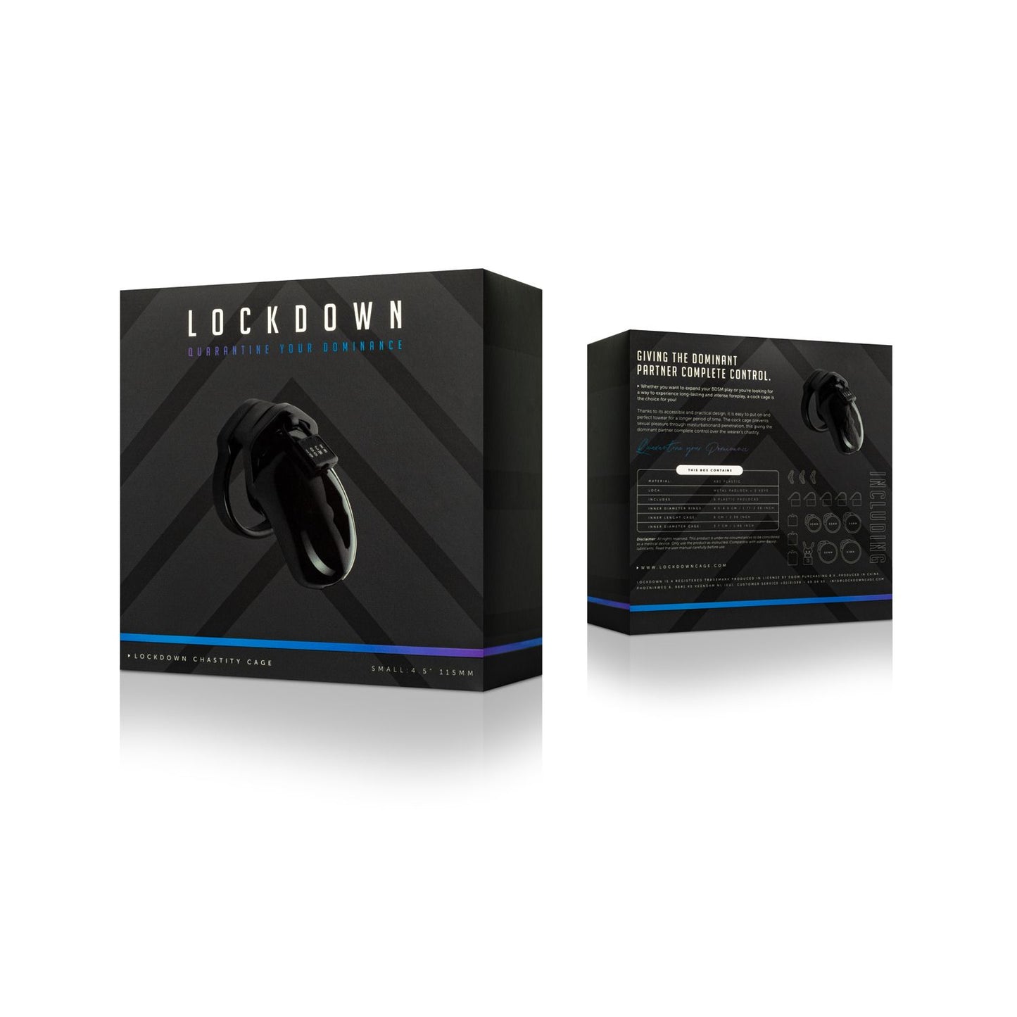 Lockdown Chastity Cage - Small