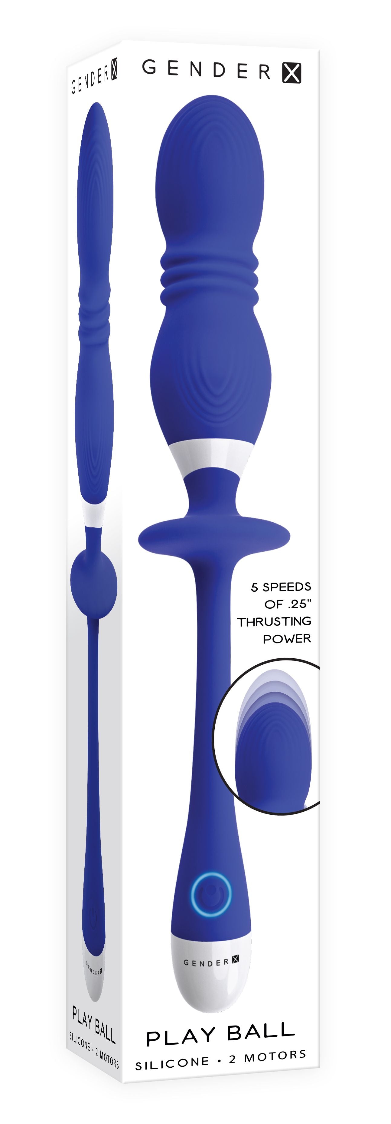 Evolved - Play Ball Vibrator - Blue