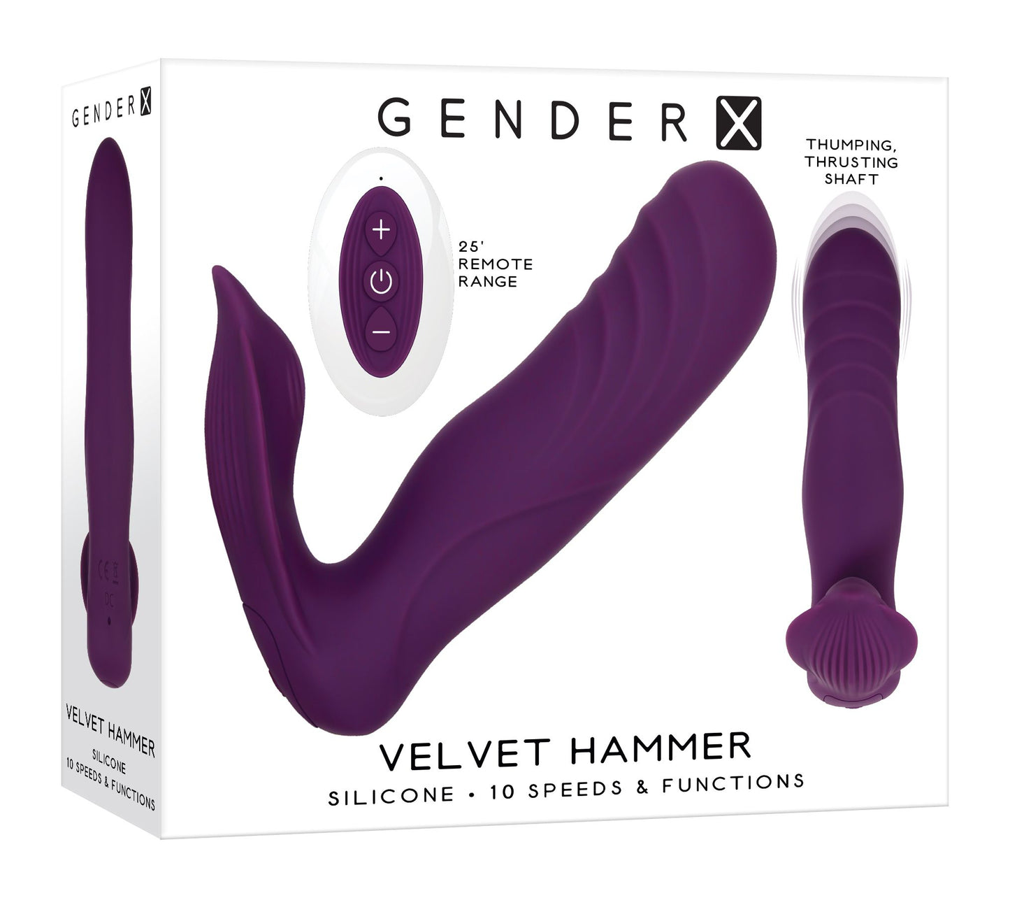 Evolved - Velvet Hammer Clitoris Vibrator - Purple