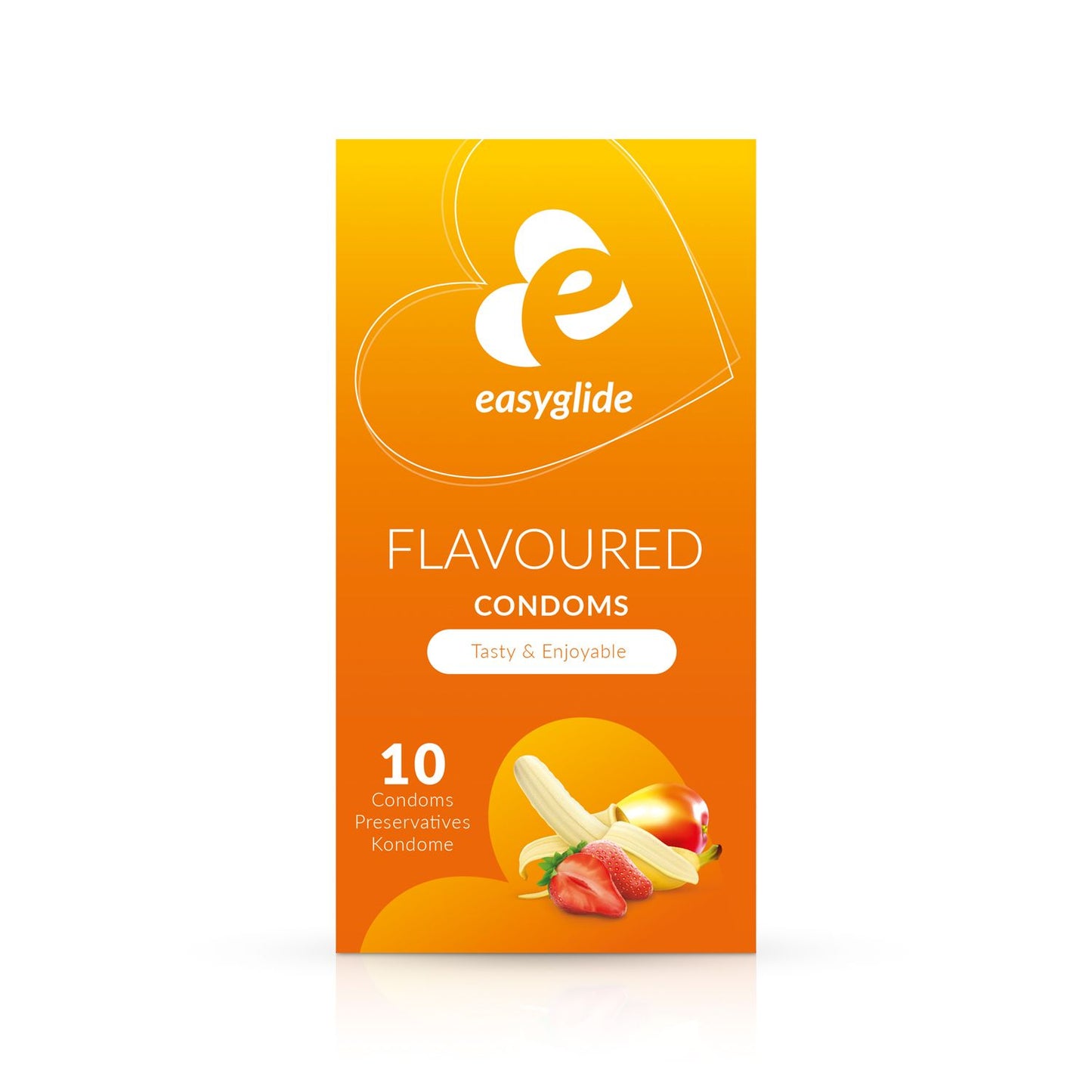 EasyGlide Flavored Condoms 10 pieces lubricant