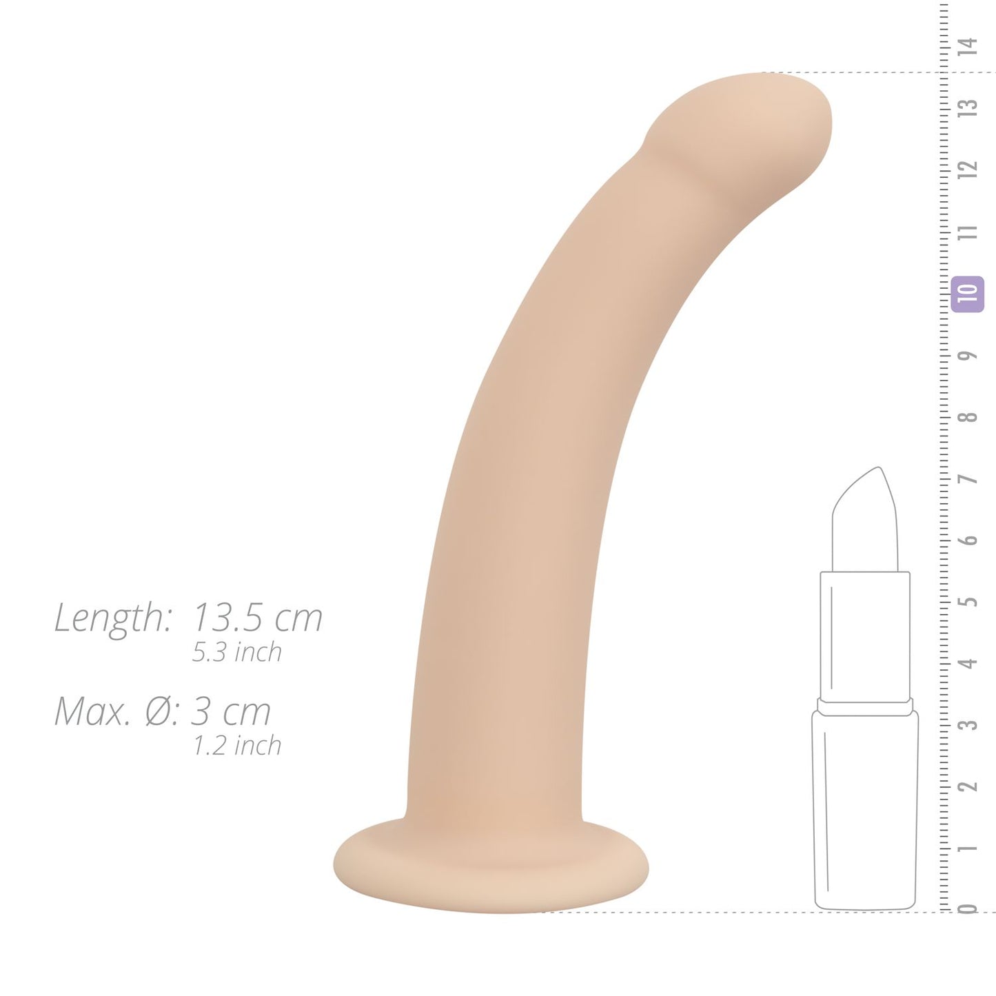 Easytoys Fetish - Strap-On Dildo with Harness - Curved