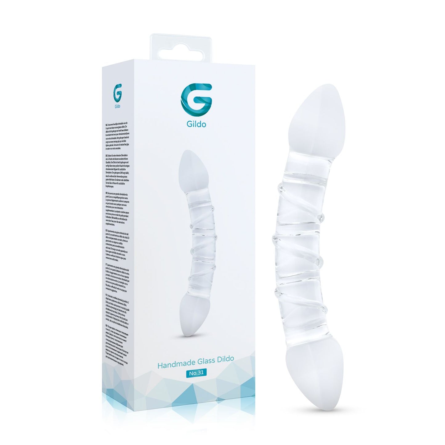Double Glass G-Spot/Prostate Dildo No. 6.9 Inch (17.5 cm) | Gildo