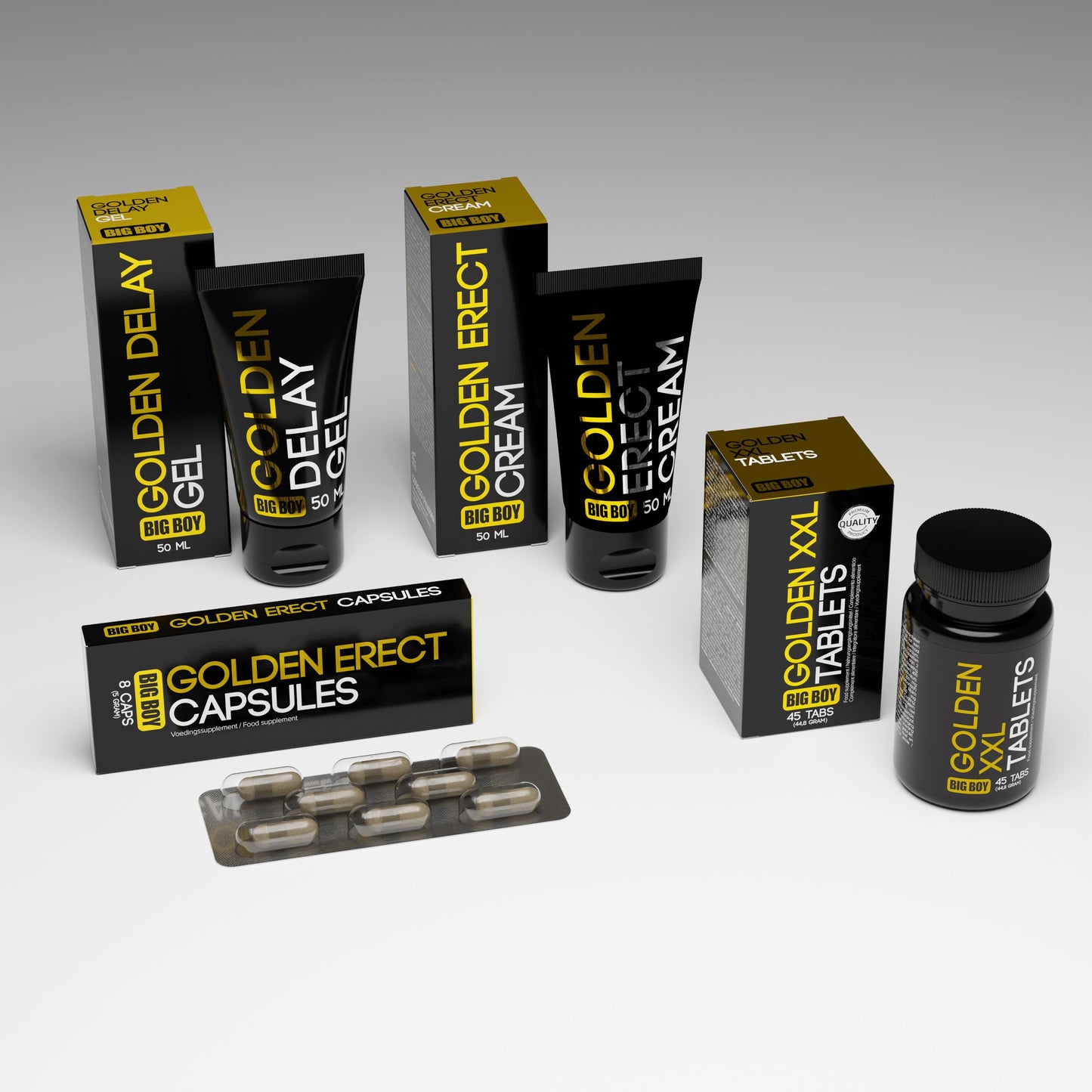 Golden Erect Tabs | Big Boy