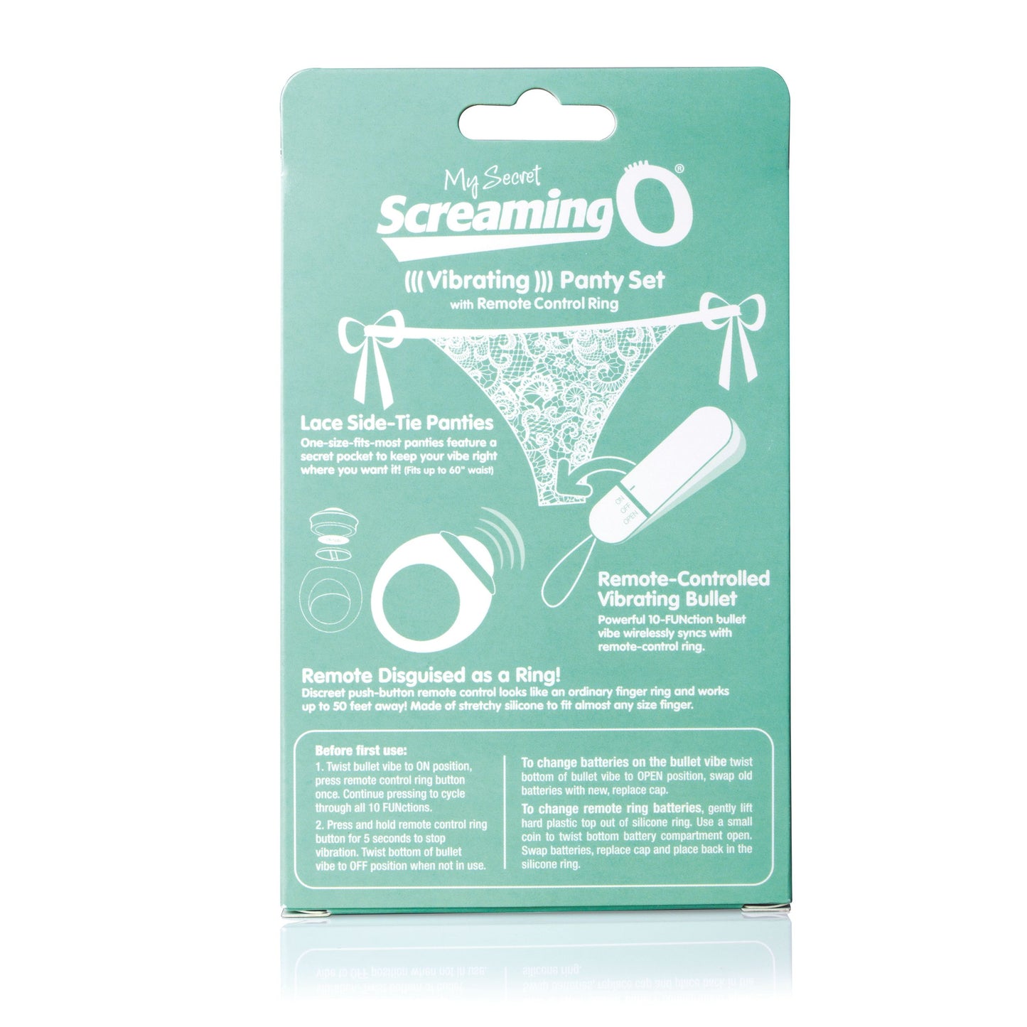 The Screaming O - Remote Control Panty Vibe White