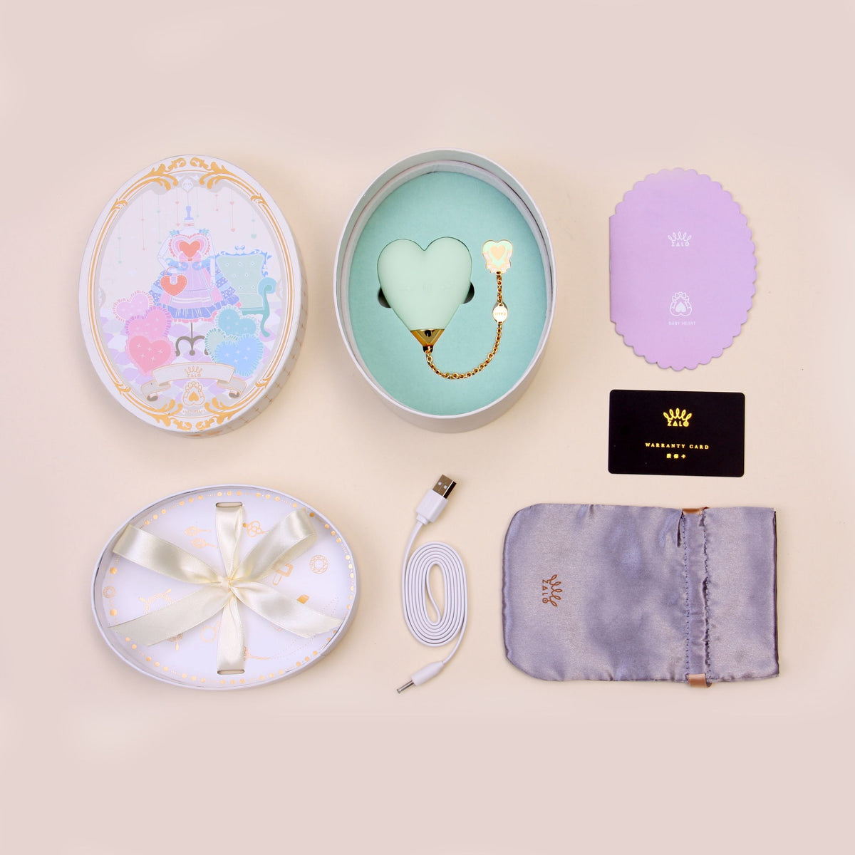 Baby Heart Personal Massager Melon | ZALO