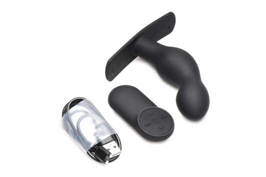 P-Spot Plugger Anal Plug with Harness & Remote Control