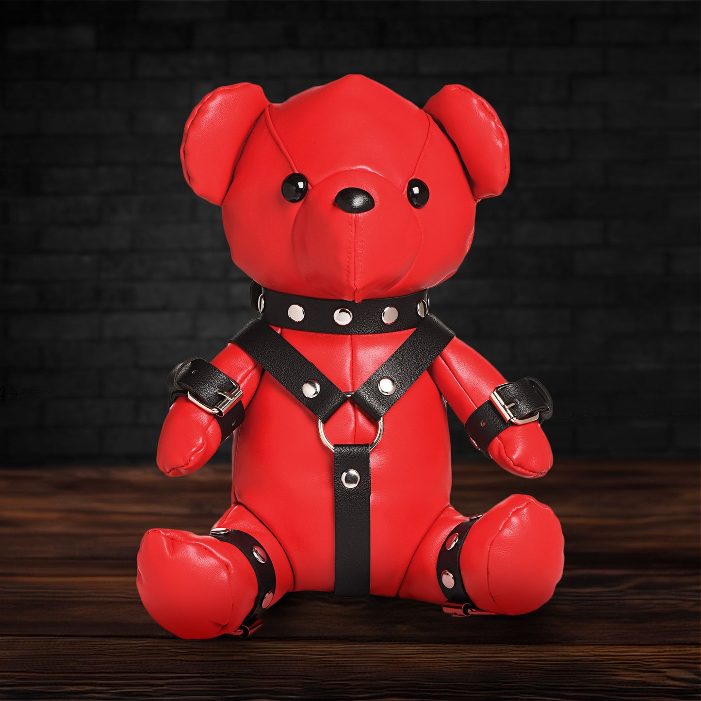 XR Brands - Gimp Bear - Red – Lingerie Set