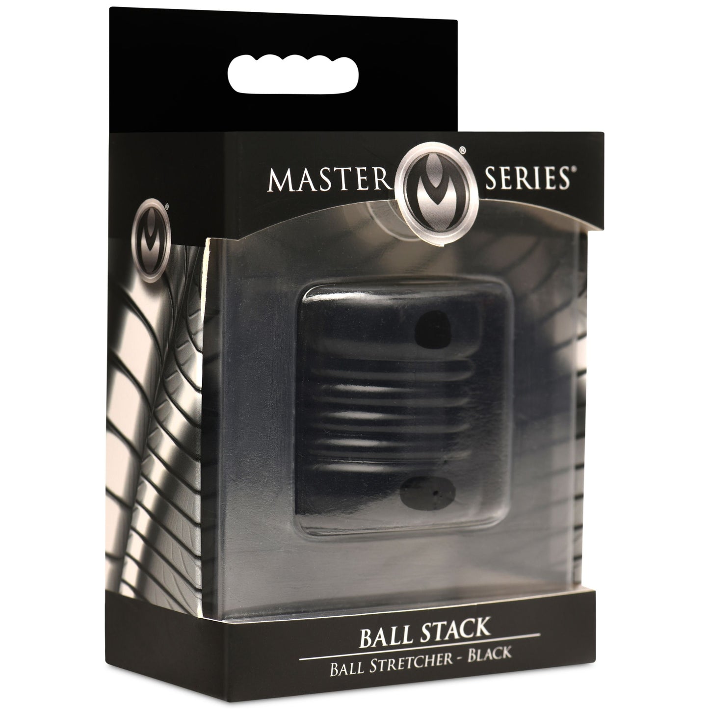 XR Brands - Ball Stack Ball Stretcher - Black – Silicone Ball Stretcher