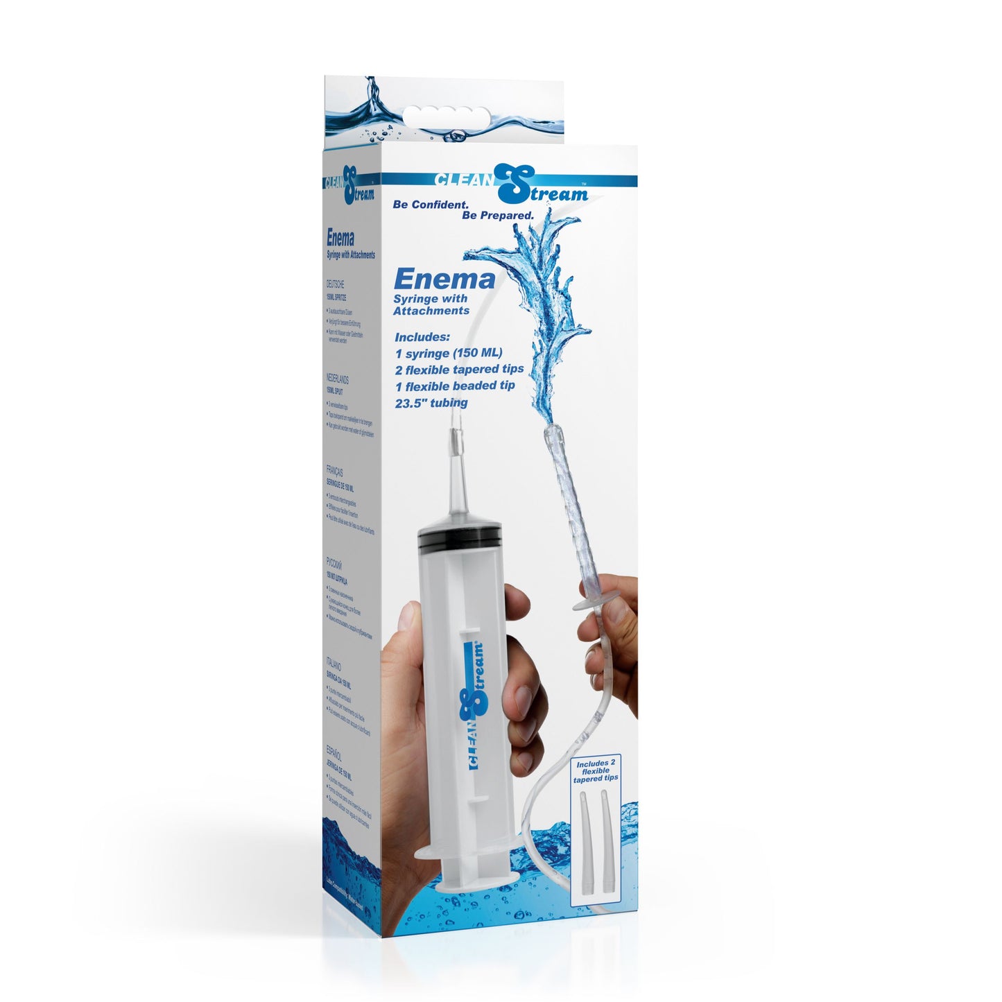 XR Brands - Enema Syringe with Attachments - 150 ml – Anal Douche