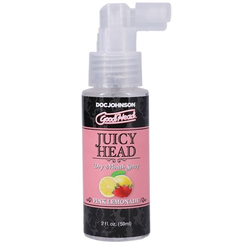 Doc Johnson GoodHead Juicy Head Dry Mouth Spray Lemonade 60 ml lubricant bottle