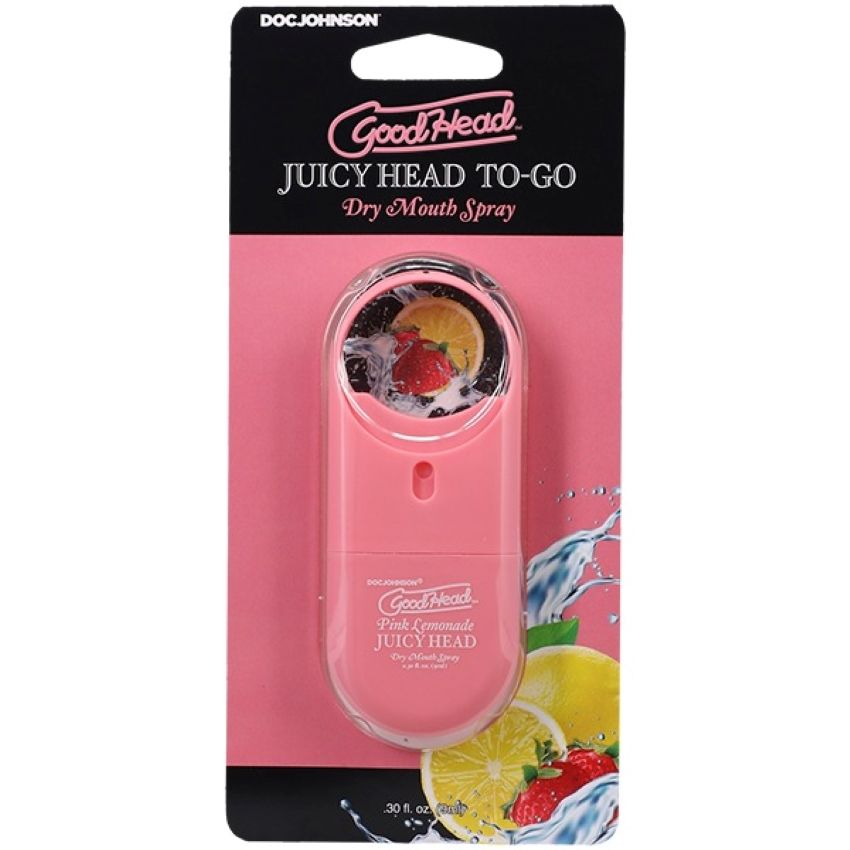 Doc Johnson - GoodHead Juicy Head Dry Mouth Spray ToGo - Lemonade - 9 ml