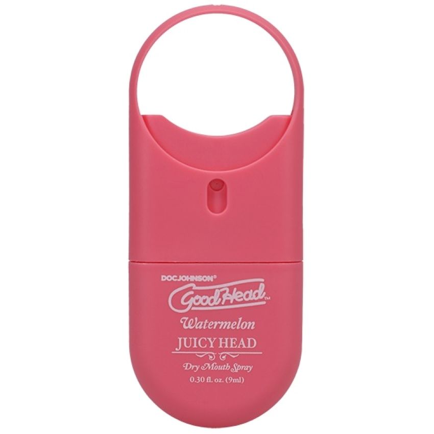 Doc Johnson GoodHead Juicy Head Dry Mouth Spray ToGo Watermelon 9 ml lubricant bottle