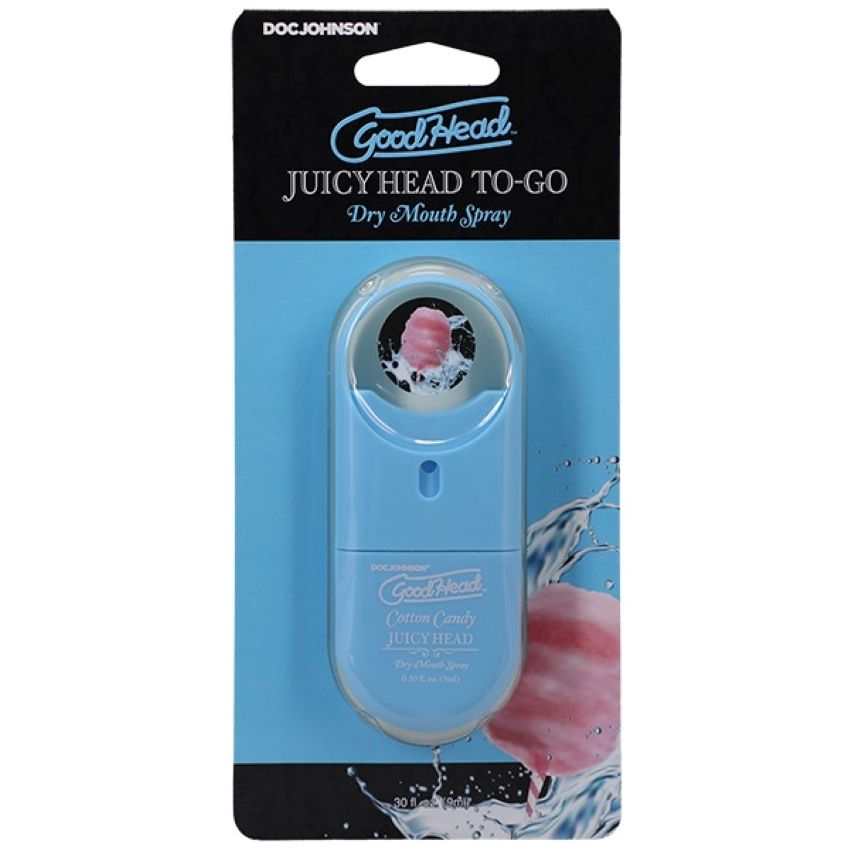 Doc Johnson - GoodHead Juicy Head Dry Mouth Spray ToGo - Cotton Candy - 9 m
