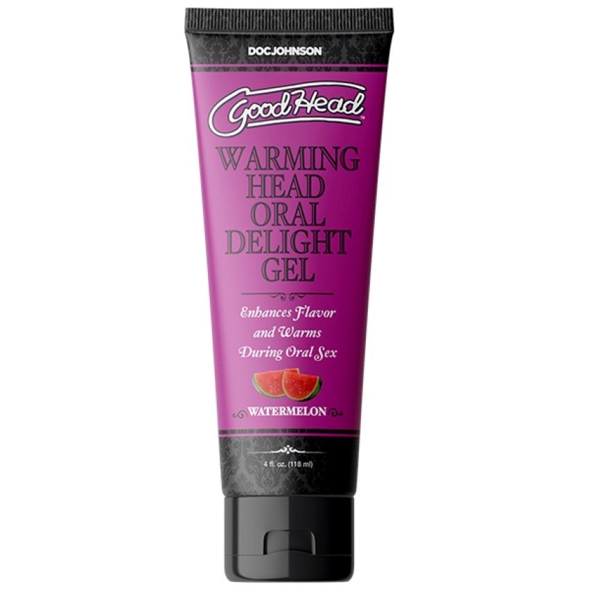 Doc Johnson GoodHead Warming Oral Delight Gel Watermelon 118 ml lubricant tube