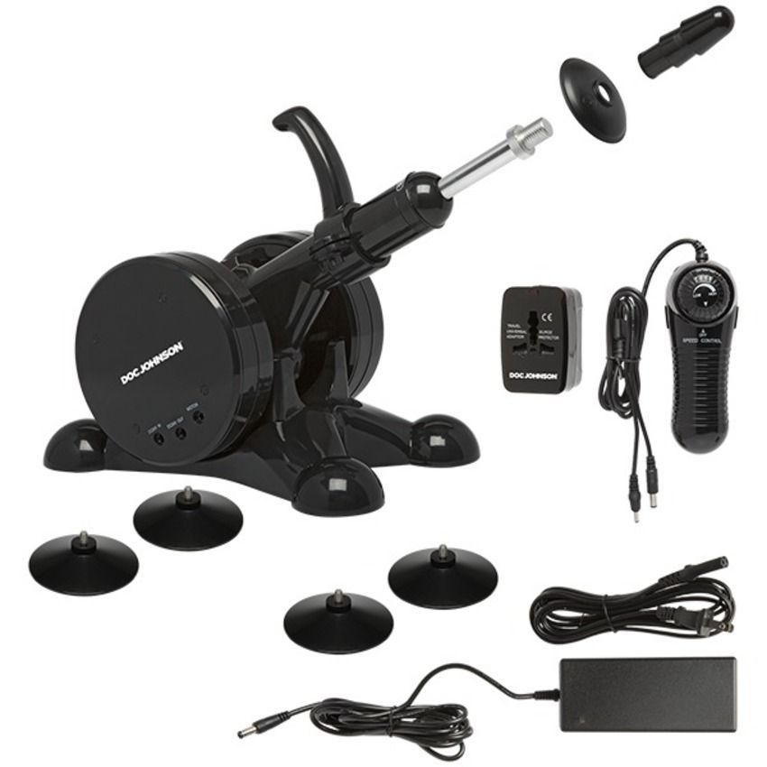 Doc Johnson VacULock Fuck Machine Black attachment