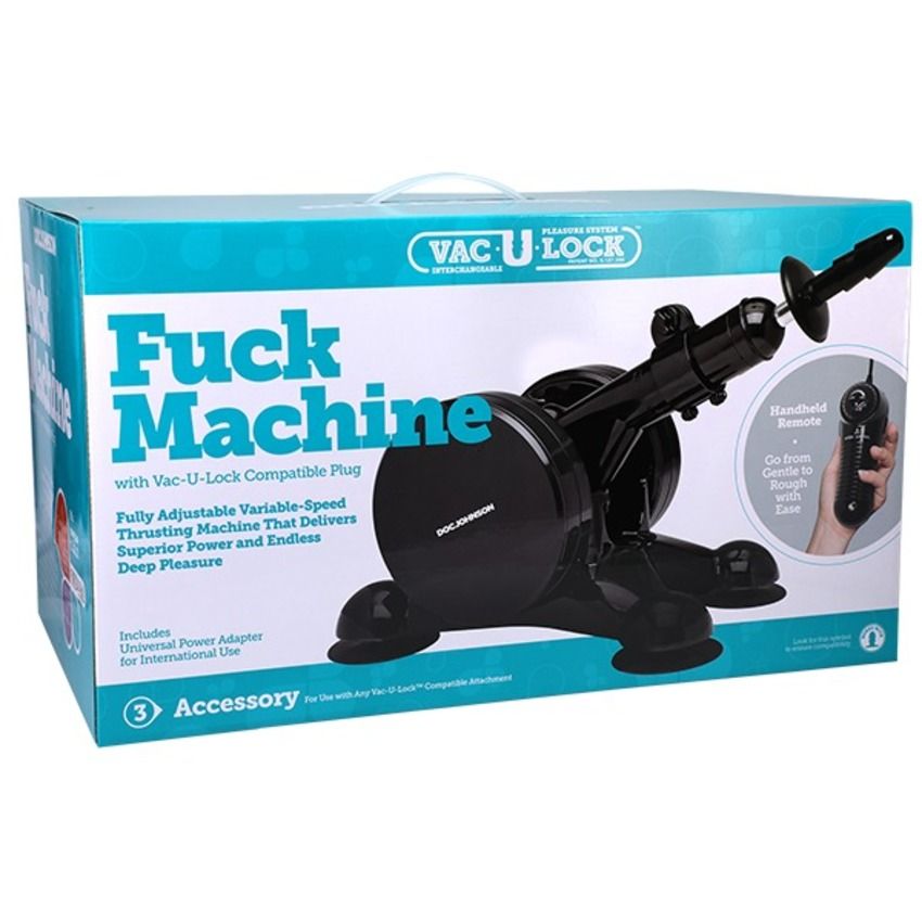 Doc Johnson - VacULock Fuck Machine - Black