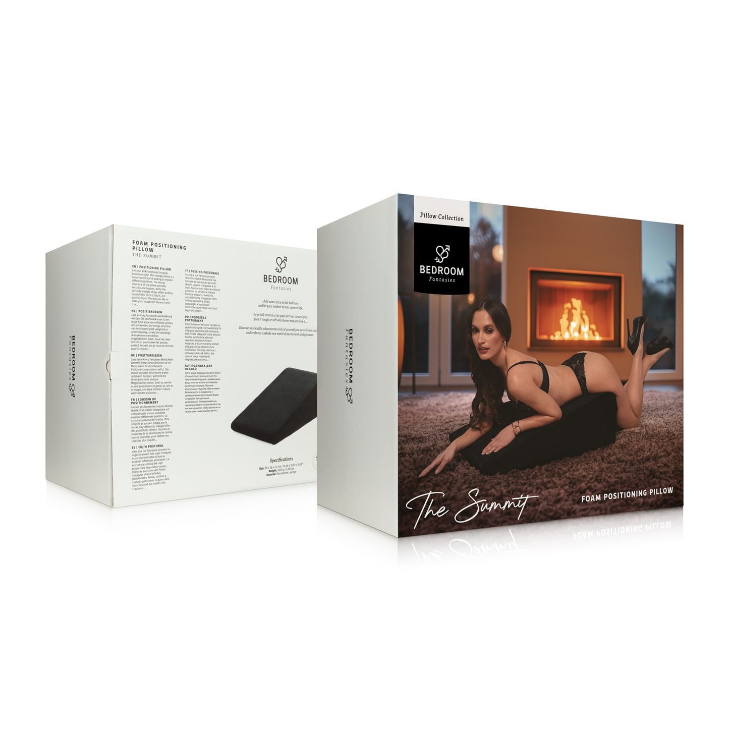 Bedroom Fantasies - The Summit Positioning Pillow - Black