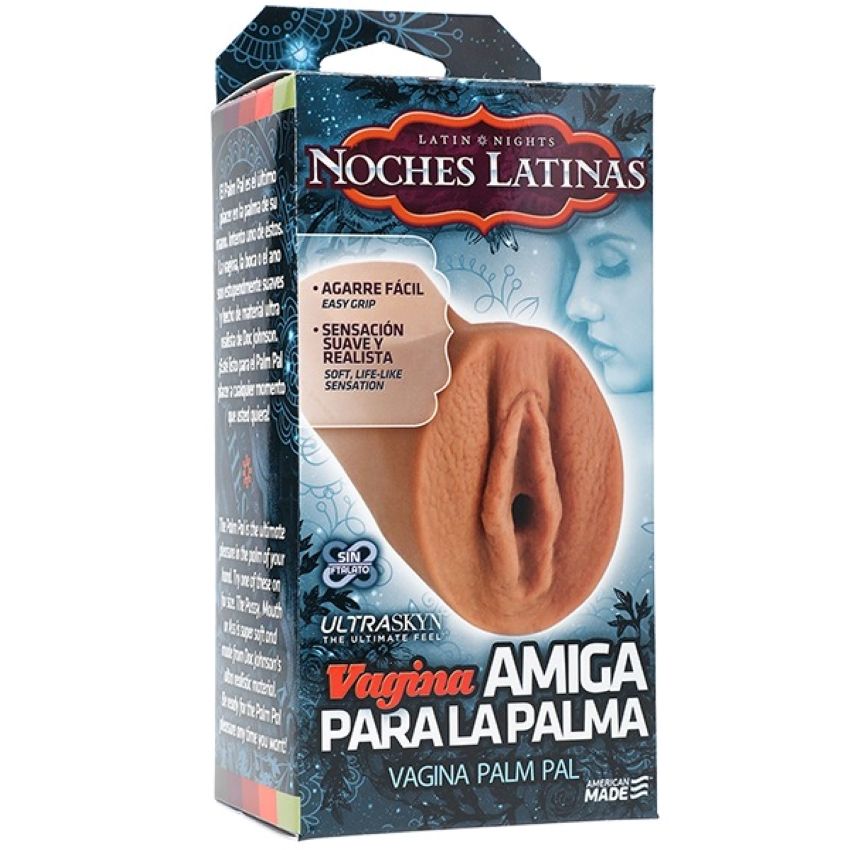 Doc Johnson - Noches Latinas Ultraskyn Amiga Para La Palma Vagina – Male Masturbator