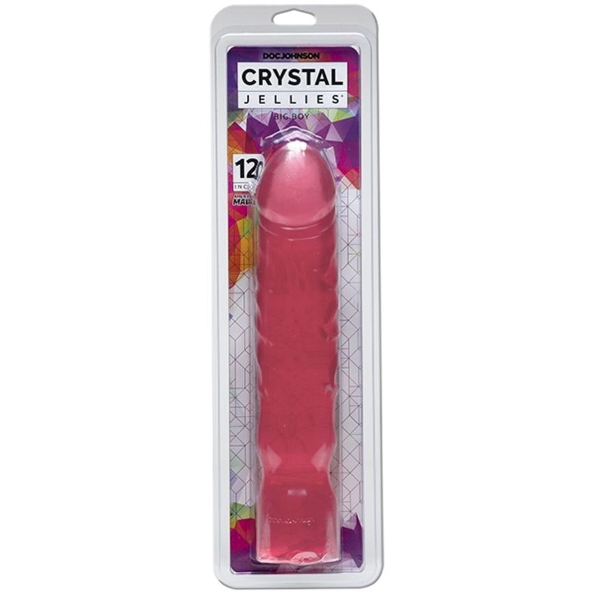 Doc Johnson - Crystal Jellies Big Boy - Pink