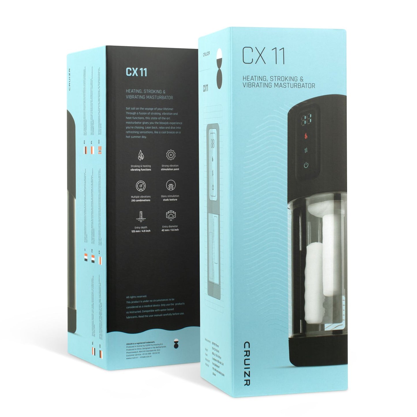 CRUIZR - CX11 Heating, Stroking & Vibrating Masturbator