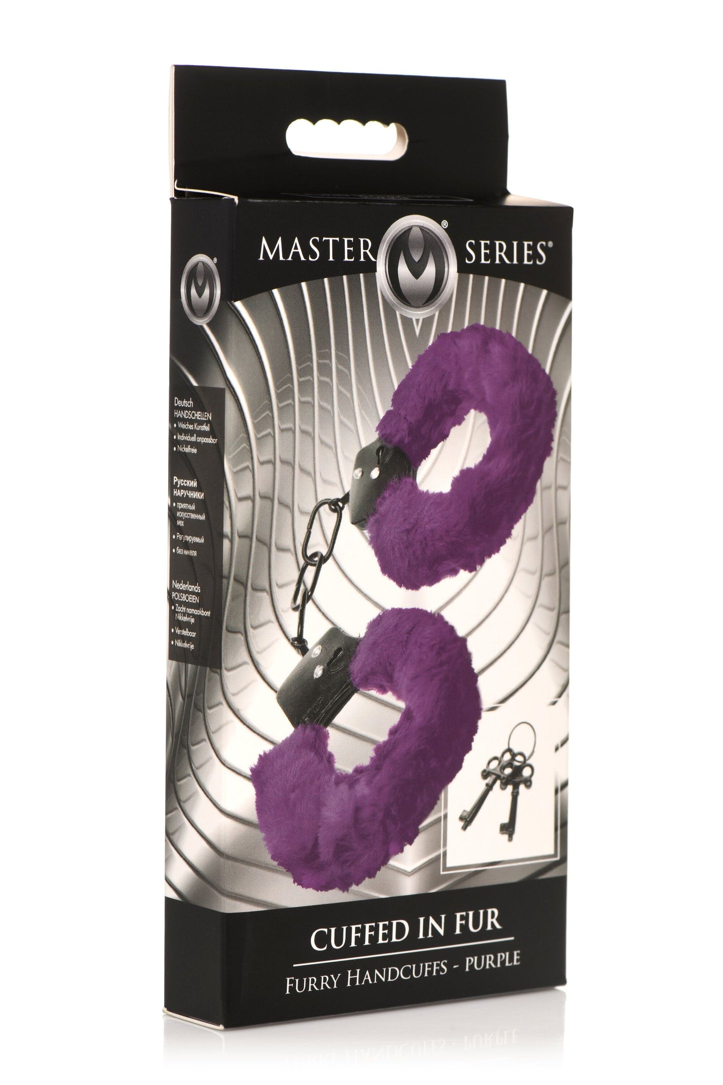 XR Brands Cuffed In Fur Handcuffs | Master Series