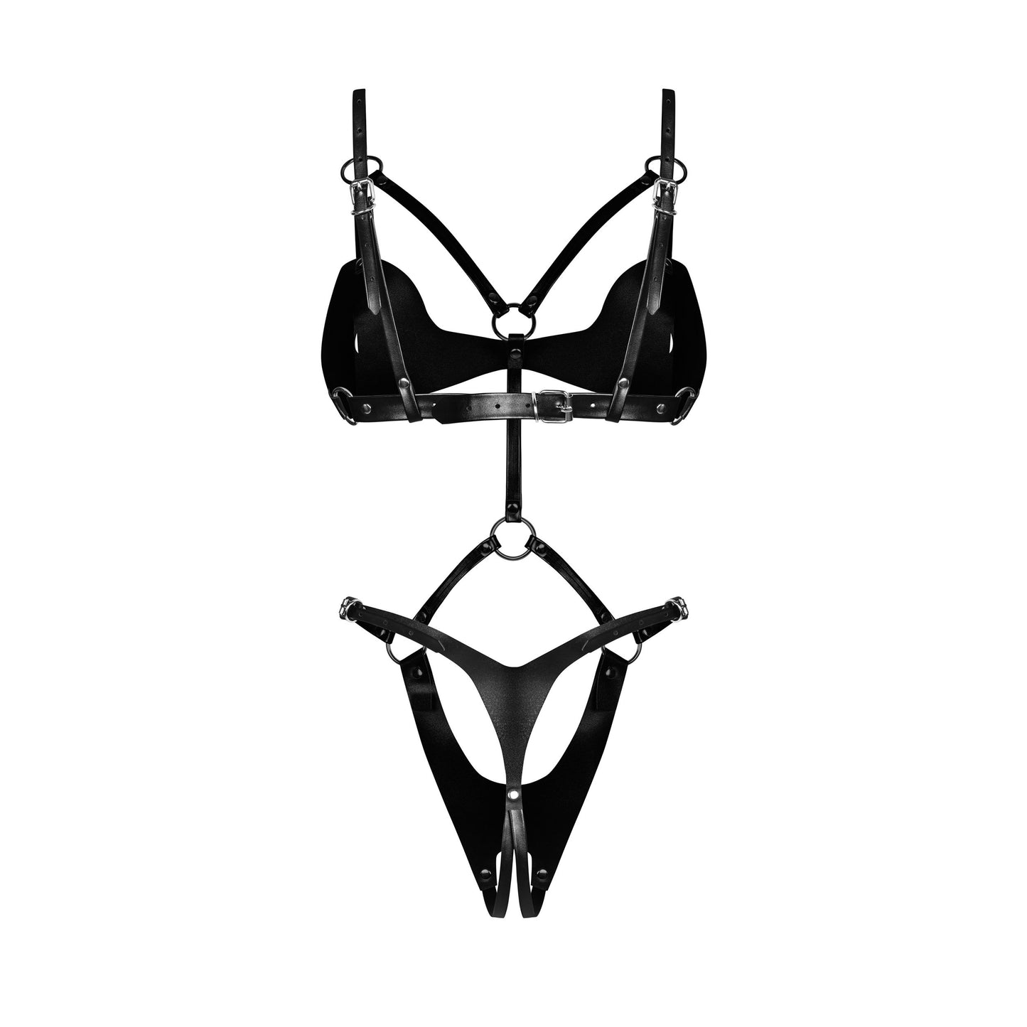 Dame Control Crotchless Teddy | Obsessive