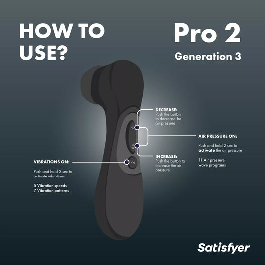 Satisfyer Pro 2 Generation 3 - Black