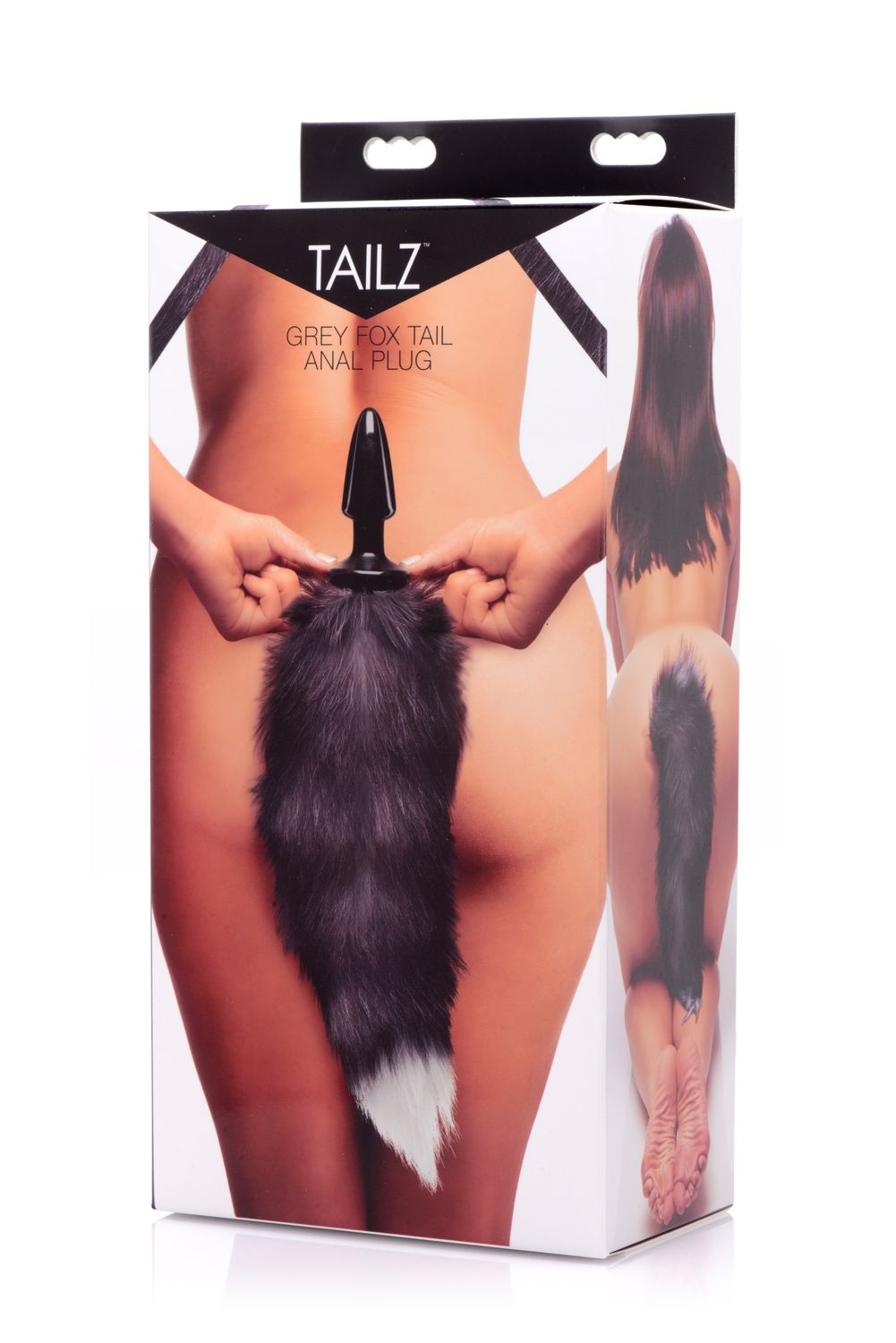 Tailz - Fox Tail Anal Plug - Black/White – Butt Plug