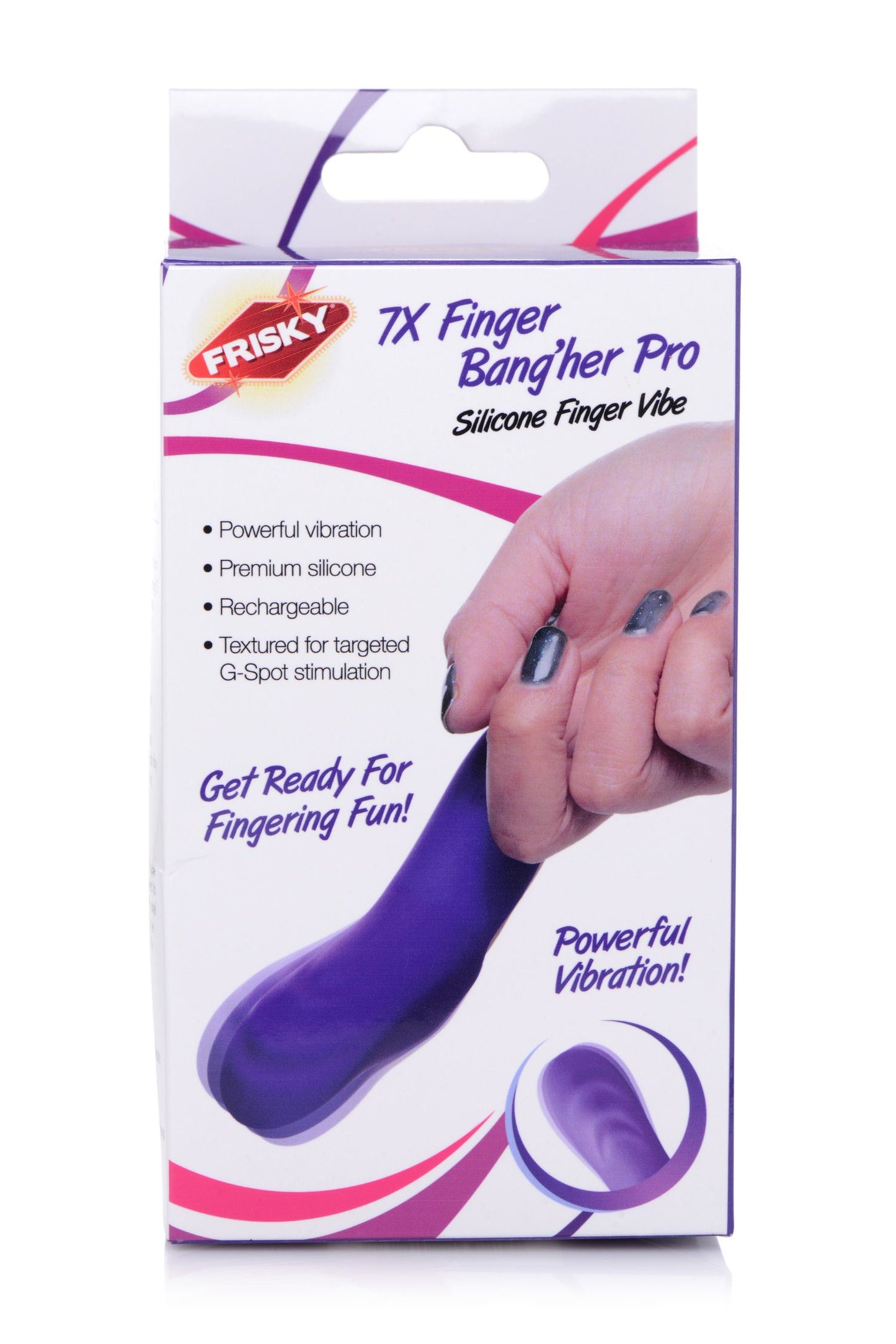Frisky - Finger Bang Her Pro Finger Vibrator - Purple – Mini Finger Vibrator