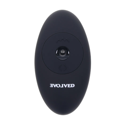 Evolved - Black Thunder Vibrating Dildo - 25 cm – Realistic Dildo