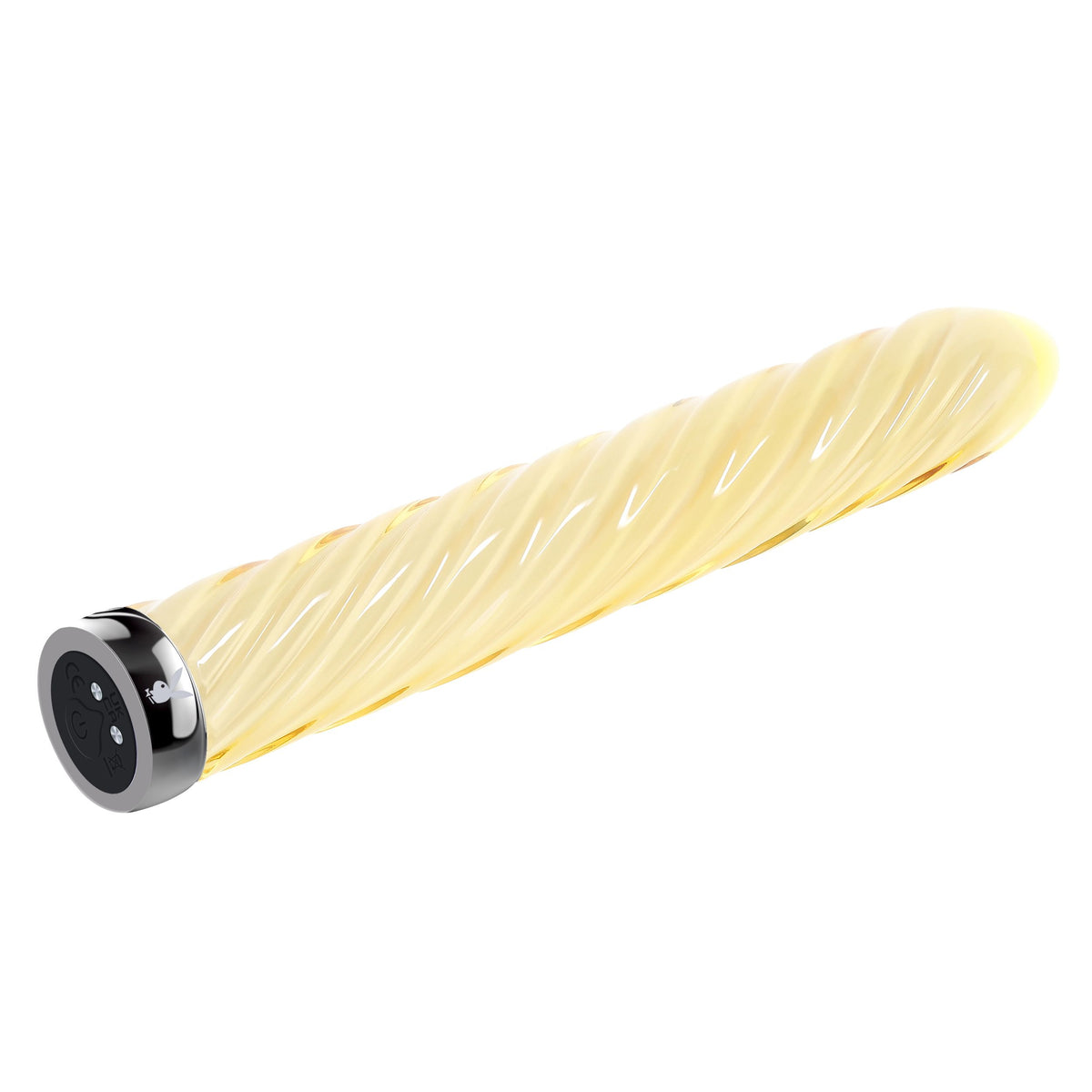 Twist of Fate Glass Dildo 6.9 Inch (17.5 cm) | Playboy