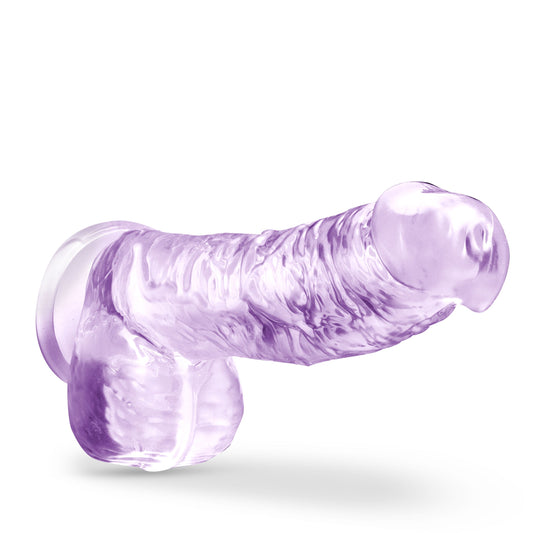 B Yours - Naturally Yours Crystalline Dildo Amethyst – Suction Cup Dildo