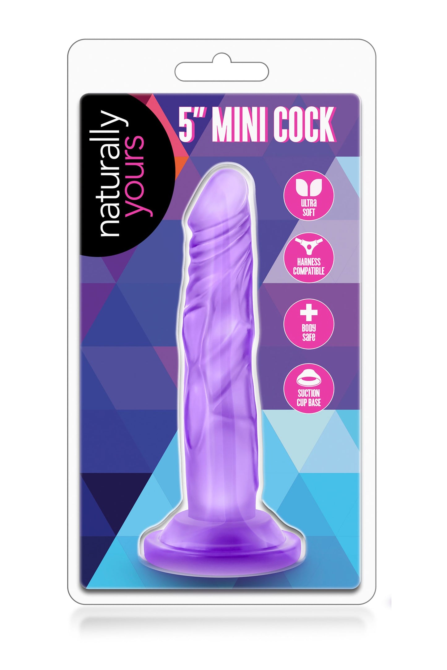 B Yours - Naturally Yours Mini Cock - Purple – Suction Cup Dildo