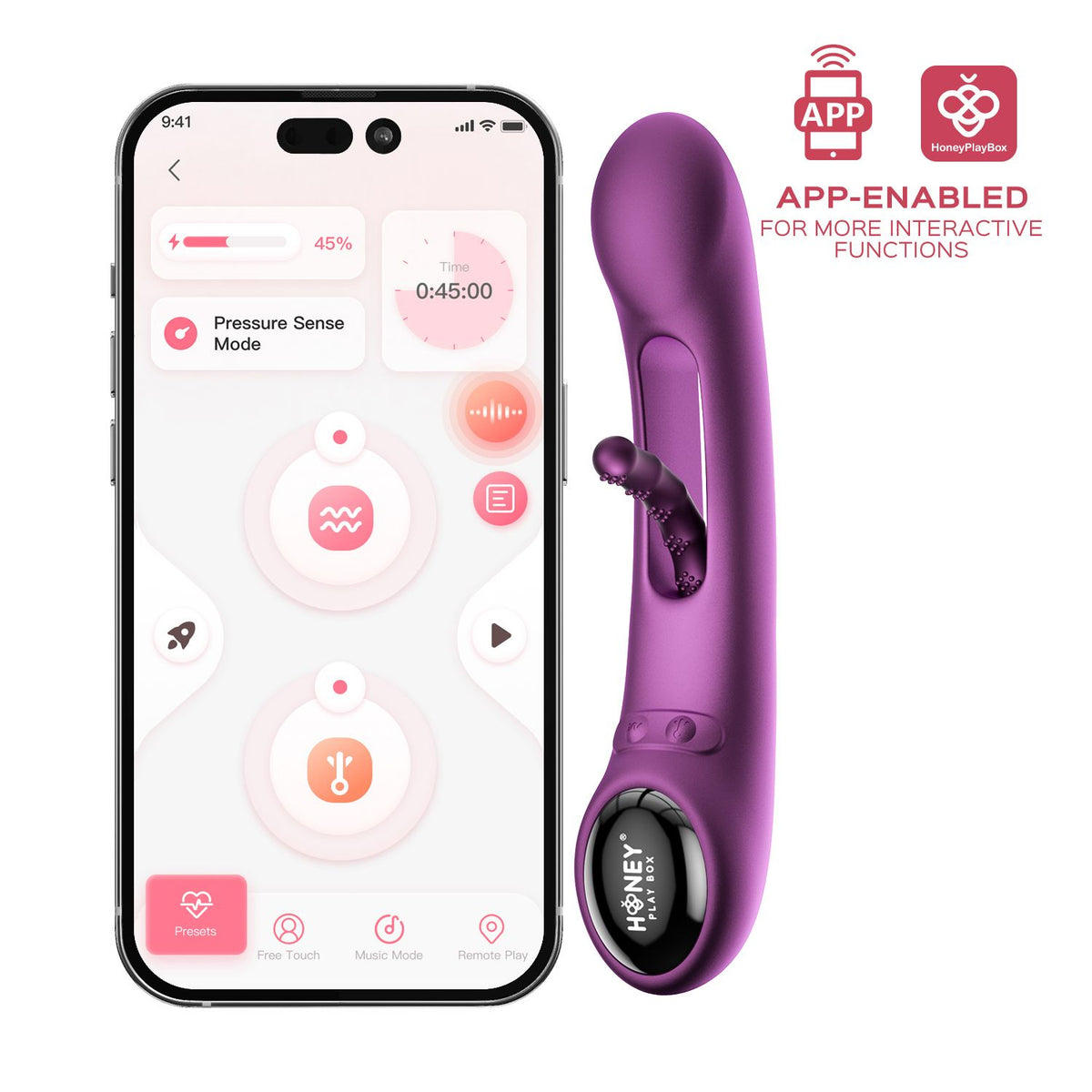 Tempo-Pressure Sensing App-Controlled Kinky Finger Tapping | Honeyplaybox