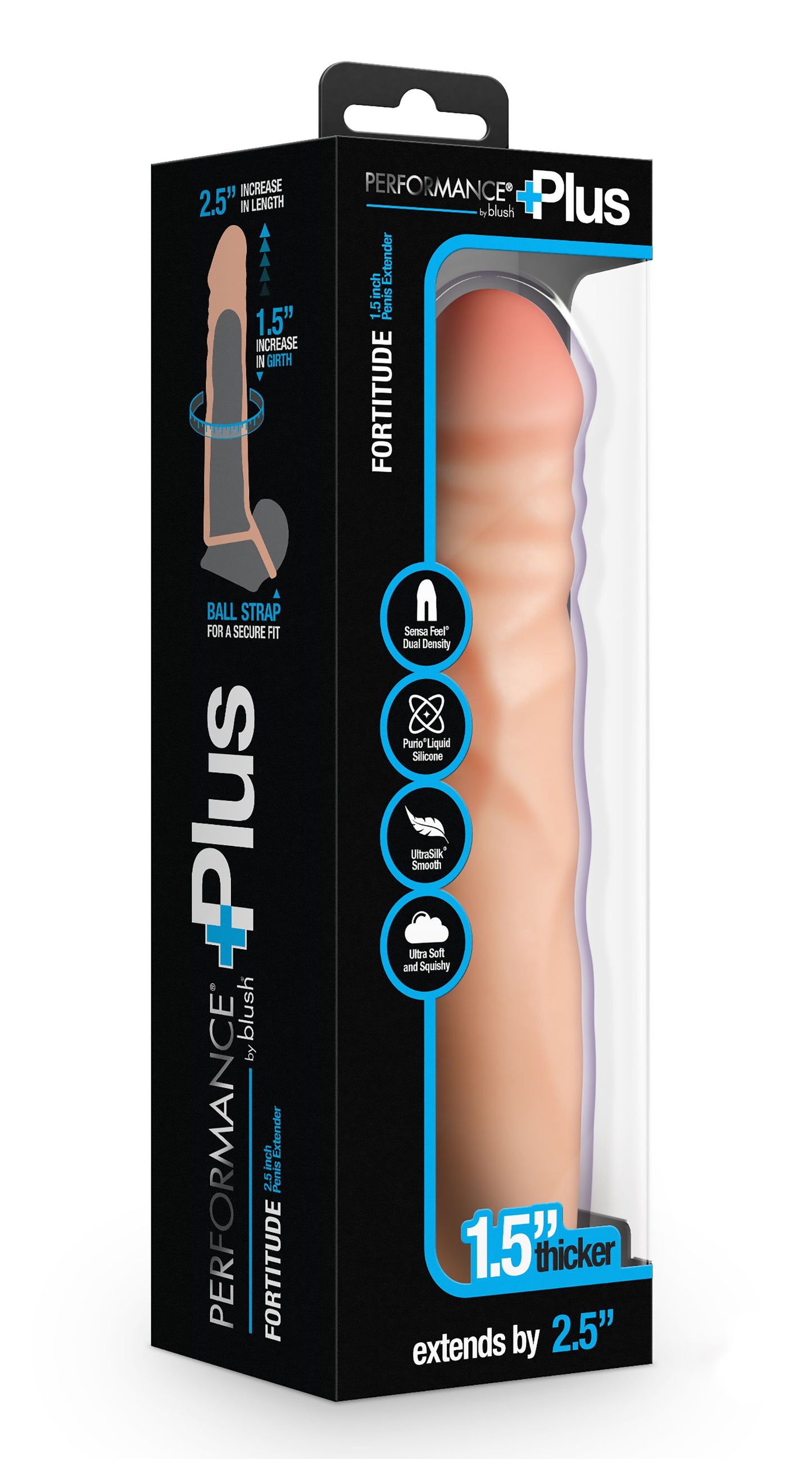 Blush - Performance Plus Silicone Penis Extender - 6.3 cm – Penis Pump