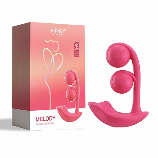 HoneyPlayBox - Melody-Pressure Sensing App-Controlled Twin Balls Clit& G-sp – Clitoral Vibrator