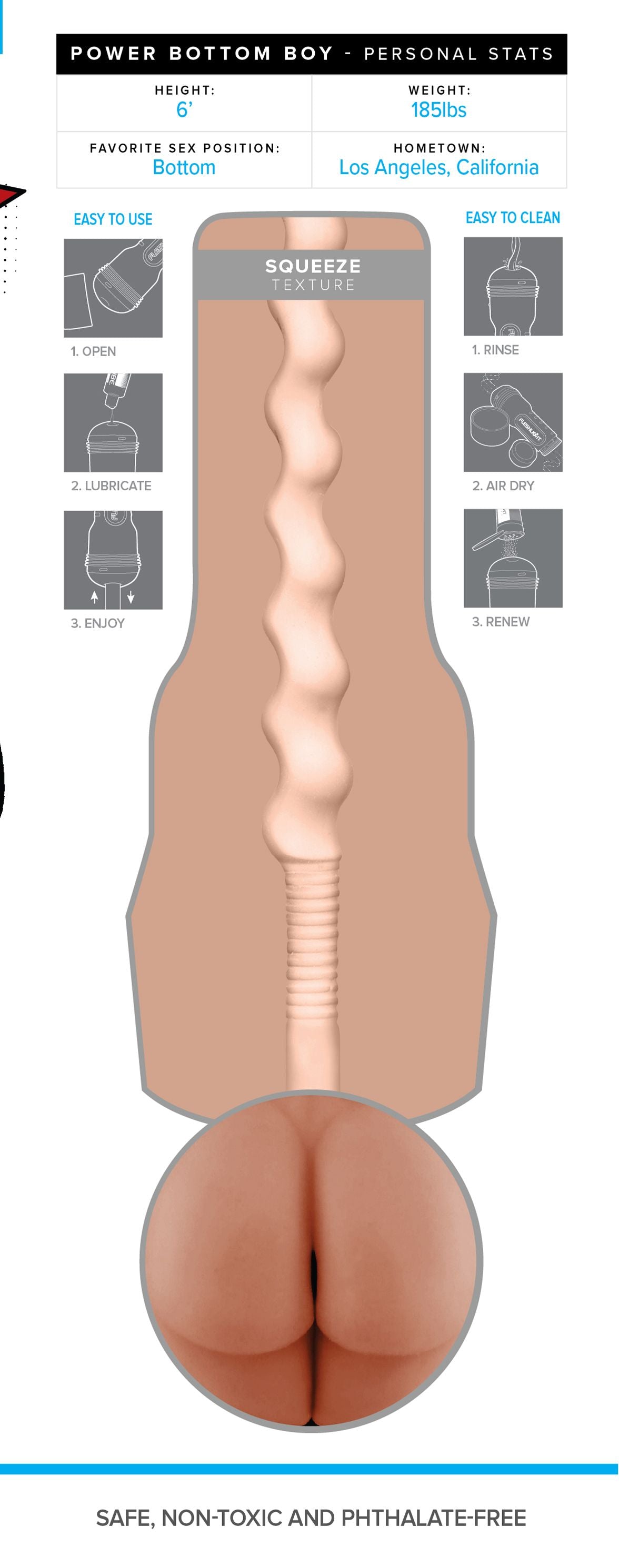 Fleshlight - Fleshjack Fantasy Power Bottom Boy