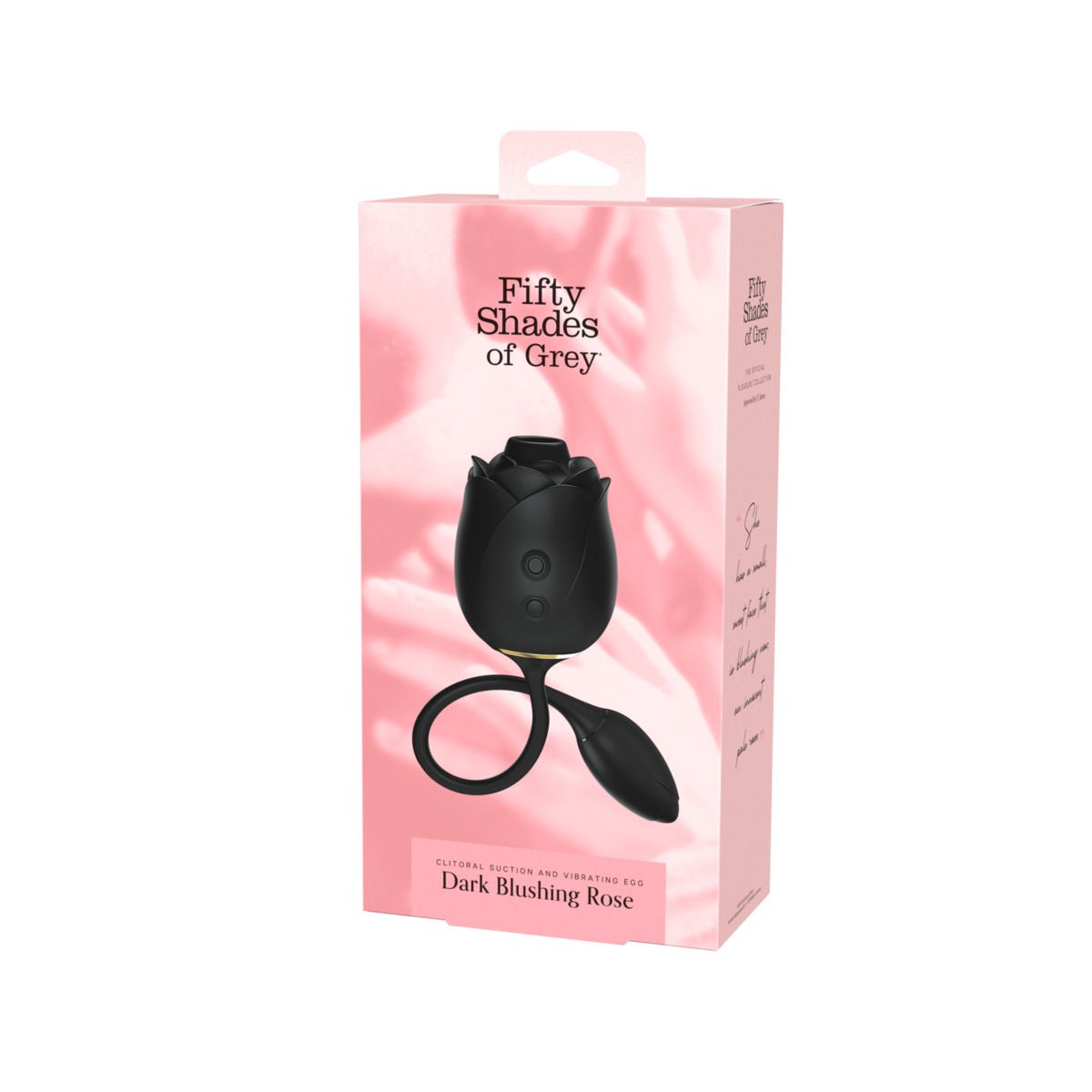 Fifty Shades of Grey - Blushing Rose Suction and G-Spot Vibrator - Black – Egg Vibrator