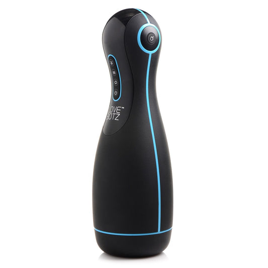 The Milker - Extreme 16X Sucking Masturbator - Black/Blue – Automatic Masturbator